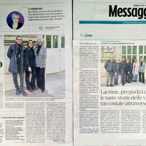 'So ham - Io sono': lo spettacolo conclusivo frutto del laboratorio teatrale condotto da Rita Maffei con i detenuti della Casa Circondariale di Udine