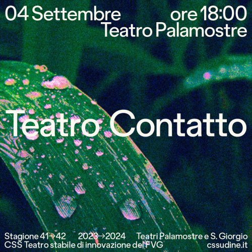Presentazione&nbsp;Stagione Teatro Contatto 41&rarr;42